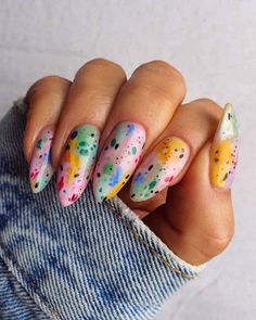 Elevate your nail game this spring with 23 nature-inspired nail art ideas that add a touch of natural elegance to your style. Explore these creative designs that capture the essence of the season. Visit our site to get inspired! Almond Water, Watercolor Nails, Water Nails, Water Color Nails, Almond Shape Nails, Almond Nails Designs, Manicures Designs, Short Nail Designs