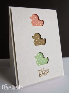 a card with three little hearts on it