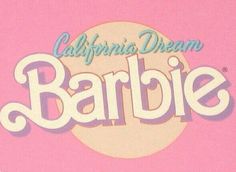 the logo for california dream barbie is shown in this undated photo from 1971,