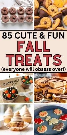 fall treats for coworkers Fall Themed Sweets, Fall Class Party Treats, Treats To Share At Work, Treats To Share, Fall Baking Activities For Kids, Baking School Snacks, Easy Fall Desserts With Few Ingredients, Fall Treats Recipes For Kids, Fall Birthday Treats For School