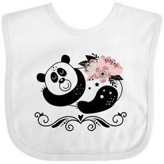 Heart Border, Kids T Shirts, Panda Bear, Grandchildren, Baby Bibs, Bibs, Mix And Match, Pretty Flowers