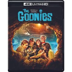 From the imagination of Steven Spielberg, The Goonies plunges a band of small heroes into a swashbuckling surprise-around-every corner quest beyond their wildest dreams! Following a mysterious treasure map into a spectacular underground realm of twisting passages, outrageous booby-traps and a long-lost pirate ship full of golden doubloons, the kids race to stay one step ahead of a family of bumbling bad guys.... and a mild mannered monster with a face only a mother could love. Goonies Movie Poster, Los Goonies, Les Goonies, Goonies Movie, Goonies 1985, Corey Feldman, Kids Races, The Goonies, Cyndi Lauper