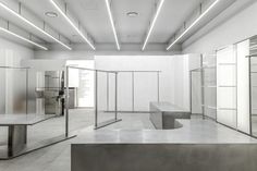 LCDC_Seoul Space-identity Manual LECONTE Hyundai department store Mokdong Deco House, Fashion Shop, House Inspo, Space Design, 인테리어 디자인, Shop Design