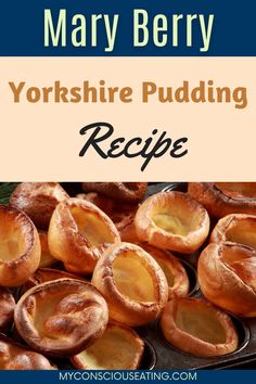 yorkshire pudding recipe with text overlay