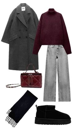 Womans Outfit, Winter Office Wear, Capsule Wardrobe Women, Color Combinations For Clothes, Classy Winter Outfits, Cold Outfits, Modesty Fashion, Jersey Outfit, Outfit Inspo Casual