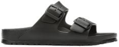 Comfortable Black Slides With Buckle Closure, Casual Black Sport Sandals With Adjustable Strap, Black Casual Sport Sandals With Double Strap, Casual Black Sport Sandals With Double Strap, Casual Black Double Strap Sport Sandals, Black Slides With Adjustable Strap, Black Sandals With Buckle Closure For Outdoor, Black Buckle Closure Sandals For Outdoor, Black Double Strap Slides With Adjustable Strap