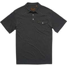 Nothing says summer like a lightweight polo, and the Ranchero Polo Shirt delivers on every level. Super soft cotton keeps us comfortable from the driving range to the 18th hole. With yoke-shaped stitching and classy pearl buttons, this top is packed with classic western vibes in an easy-to-wear style. Black Cotton Polo Shirt With Pockets, Howler Brothers, Western Vibes, Driving Range, Deep Gray, Pearl Buttons, Mens Polo Shirts, Polo Shirt, Shop Now