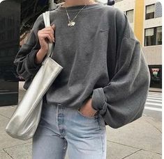 Millennials Fashion, Denim On Denim, Vogue Knitting, Mode Casual, 가을 패션, Casual Fall Outfits, Mode Vintage