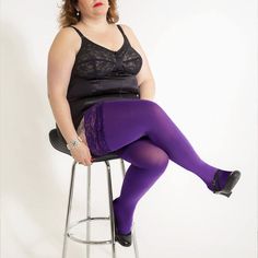 Fitted Purple Thigh High Stockings, Stretch Purple Hosiery, Stretch Purple Legwear, Purple Tight Thigh High Hosiery, Purple Stretch Thigh High Hosiery, Fitted Purple Thigh High Legwear, Purple Thigh High Tight Hosiery, Fitted Purple Thigh-high Legwear, Purple Stretch Thigh High Legwear