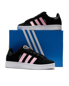 Great price! WOMEN'S ADIDAS ORIGINALS CAMPUS 00S CASUAL SHOES Brand new in the box Women's sizes listed Black And Pink Campus 00s, Adidas Campus 00s Pink, Pink Adidas Shoes, Campus Shoes, Shoe Hacks, Cute Shoe, Preppy Shoes, Shoes Hack, Pretty Shoes Sneakers