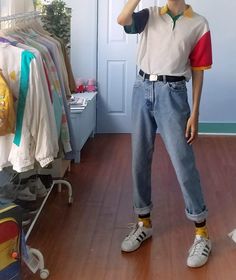 ♡ pinterest // sadwhore ♡ Soft Boy, Trendy Swimwear, Inspiration Mode, School Fashion, Retro Outfits, Aesthetic Outfits