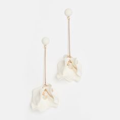 Pearl Drop Earrings Gold, Gold Baroque, Diamond Bows, Wedding Accessory, Sterling Silver Drop Earrings, Filigree Earrings, Bow Earrings, Drop Earring, Silver Drop Earrings