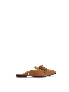 The Tuddenham Fringed Mule - Tan Suede Chic Suede Slip-on Tassel Loafers, Spring Suede Loafers With Tassels, Chic Suede Mules With Rubber Sole, Fall Suede Mules With Rubber Sole, Dress For Evening, Smaller Calves, Fairfax And Favor, San Tropez, Back Door