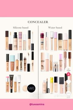 #makeuphack #concealer Silicone Based Concealer, Water Based Concealer, Silicone Concealer, Mum Makeup, Best Drugstore Concealer, Concealer Tricks, Dark Under Eye Circles, Glam Ideas, Cakey Makeup