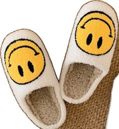 Trendy Non-slip Round Toe Slippers, Playful Winter Slip-on Slippers, Trendy Flat Leisure Slippers, Casual Non-slip Indoor Slippers, Comfortable Yellow Non-slip Slippers, Comfortable Non-slip Yellow Slippers, Soft Casual Slippers For Relaxation, Casual Soft Slippers For Relaxation, Fun Round Toe Winter Slippers