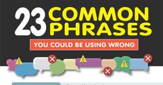 the cover of 23 common phrases you could be using wrong