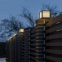 Outdoor Waterproof LED Post Lights Solar Landscape Decorative Lighting for Villa Fence - Dazuma Solar Post Lights, Outdoor Lamps, Security Lighting, Outdoor Post Light, Solar Landscape, Waterproof Glue, Pillar Lights, Outdoor Light Fixtures, Landscape Decor