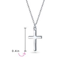 Discover the ultimate Christian jewelry piece - a stunning .925 Sterling Silver cross necklace that enhances any outfit effortlessly. This exquisite necklace features a delicate one-inch cross pendant on a beautifully intricate 16-inch chain. Perfect for Easter, Christmas, and religious occasions, this jewelry makes a thoughtful and meaningful gift. A must-have in every woman's wardrobe, this silver pendant necklace exudes elegance and suits all styles. Affordable yet high-quality, this piece is ideal for cherished church members. Look no further for the perfect Christian necklace. True Believer, Sterling Silver Cross Necklace, Christian Necklace, Necklace Rose Gold, Silver Jewellery Sets, Necklace Rose, Sterling Silver Cross, Rose Gold Jewelry, Cross Pendant Necklace