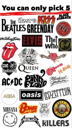 the rolling stones rock band stickers