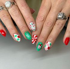 Holiday Nail Designs, Seasonal Nails, Bright Nails, Get Nails