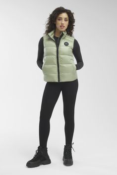 Whether you wear it as a layering piece in cooler temperatures or on its own as the weather warms up, the Cypress Vest will quickly become the piece you wear everywhere. Finished with elevated details and crafted for a lightweight feel, this vest handily packs into itself for on-the-go layering. Sporty Spring Vest For Outdoor Activities, Versatile Sleeveless Vest For Winter, Fitted Nylon Vest For Cold Weather, Nylon Vest For Layering In Fall, Fall Nylon Vest For Layering, Spring Outdoor Nylon Vest, Fall Layering Nylon Vest, Athleisure Sleeveless Outdoor Outerwear, Sleeveless Athleisure Outdoor Outerwear