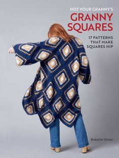 not your granny's granny squares  - Knot Another Hat Granny Square Clothes, Making Blankets, Granny Square Häkelanleitung, Squared Clothes, Granny Square Projects, Make Blanket, Granny Square Crochet Pattern, Dusters, Halter Tops