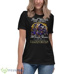 Are you a real woman who loves football? Are you ready to show off your support for the Baltimore Ravens 2023 Logo, A Real Woman, Dynamic Logo, Ravens Football, Real Woman, Love Football, Smart Women, Logo Shirt, Baltimore Ravens