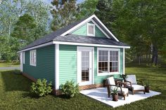 Adu Cottage, Adu House, 1 Bedroom House Plans, House Community, Small Cabin Plans, Buying House, Cottage House Plan