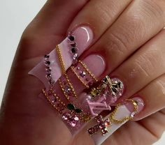 Stilleto Nails Designs, Junk Nails, Gel Toe Nails, Weak Nails, Diy Acrylic Nails, Girly Acrylic Nails, Her Nails