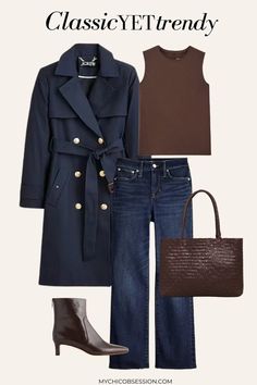 Sightseeing Outfit Fall, Fall Outfit Collage, Classic Feminine Outfits, Deep Winter Outfits, Autumn Casual Outfits, Fall Shopping Outfit, Elegant Fall Outfits, Classic Chic Outfits, Chic Outfits Winter