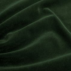 the green fabric is very soft and smooth