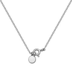 Included: 1 Necklace Chain(s)Features: AdjustableJewelry Closure: Spring Ring ClaspLink Construction: SolidSetting: PaveShape: RoundStone Cut: RoundStone Millimeter Measurement: 1 Mm Length, 1 Mm WidthMetal Color: WhiteChain Length: 16 InchChain Width: 1.2 MillimetersExtender Length: 2 InchPendant Length: 34.3mmPendant Width: 7.7mmRounded Carat Weight: 1/3 Ct. T.w.Metal: Sterling SilverChain Construction: RoloCare: Wipe CleanStone Type: 18 Cubic ZirconiaNecklace Type: Pendant NecklacesCountry of White Gold Pendant Charm Necklace With Lobster Clasp, Adjustable White Gold Pendant Charm Necklace, White Gold Link Necklace With Clavicle Chain, White Gold Clavicle Chain Link Necklace, White Gold Clavicle Link Necklace, Adjustable White Gold Clavicle Chain Necklace, White Gold Round Necklace With Lobster Clasp, Dainty Round Cable Chain Necklaces, Dainty Necklace With Cable Chain