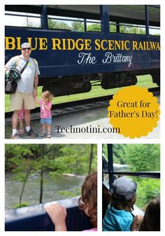 the blue ridge scenic railway is great for father's day