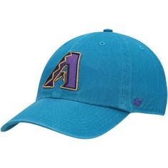 Show off your favorite team with some old school flair! This '47 Logo Cooperstown Collection Clean Up hat showcases your favorite Arizona Diamondbacks look from the past. Everyone is sure to know your dedication to the Arizona Diamondbacks goes way back when they see you in this cool cap. Brand: '47 Officially licensed Imported Curved bill One size fits most Surface washable Six panels with eyelets Embroidered graphics with raised details Adjustable fabric strap with snap buckle Low crown Unstru Game Day Throwback Hat With Curved Brim, Throwback Game Day Hat With Curved Brim, Throwback Curved Brim Hat For Game Day, Throwback Fan Gear Hat With Curved Brim, Throwback Curved Brim Hats For Fan Gear, Arizona Diamondbacks Logo, Diamondbacks Logo, Best Valentine's Day Gifts, Arizona Diamondbacks