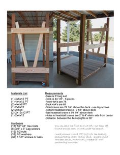 the instructions for how to build a diy pallet