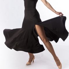 Womens Ballroom Dance Skirts Modern Tango Waltz Latin Long Dress Dancewear | eBay Tango Dress Pattern, Smooth Dance, Tango Skirt, Tango Dress, Dance Skirt, Dance Competition