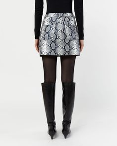 BOTTOMS – Apparis Chic Above Knee Mini Skirt, Chic Mini Hem Skort For Night Out, Chic Fitted Above Knee Skirt, Chic Mini Skirt With Lining, Chic Mini Skirt For Fall, Chic Above Knee Skirt For Spring, Night Out Mini Hem Lined Skort, Going Out Mini Skort, Chic Above-knee Skirt For Spring