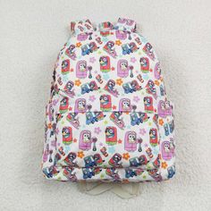 in stock ,no moq Beige Backpack, Romper Fall, Beige Backpacks, Halloween Romper, Girls Backpack, Christmas Romper, Pink Puppy, Preschool Gifts, Long Sleeve Outfits