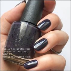 OPI ICELAND SWATCHES & REVIEW FW 2017 COLLECTION | Beautygeeks Opi Less Is Norse, Nails Polish, Arctic Fox, Gel Nail Designs, Fancy Nails, Nail Polish Colors