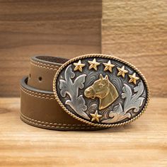 Cowboy Buckle, Flower Places, Mountain Designs, German Silver, Handcrafted Leather, Gold And Silver, Star Designs, Basket Weaving, Antique Gold