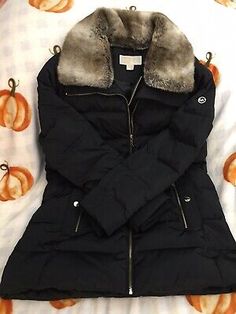 Trendy Fashion Michael Kors Black Puffer Coat Women๏ฟฝs Large NWT Authentic, Women's Clothing Black Puffer Coat, Black Puffer, Coat Women, Faux Fur Collar, Fur Collar, Michael Kors Black, Puffer Coat, Xmas Gifts, Trendy Fashion