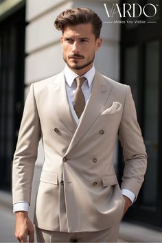 >>ORIGINAL ARTWORK AND CONTENT, PLEASE DO NOT COPY<< Men Suits, Suits For Man Beige Two piece Wedding Suit, Double Breasted, Formal Fashion Slim Fit Suit Elevate your style with our classic beige double-breasted suit for men. Crafted to perfection, this two-piece suit exudes sophistication and timeless elegance. Whether you're attending a formal event, a wedding, or a business meeting, this suit is the epitome of style and confidence. 🔥 Key Features: ✨ Double-breasted design for a distinguished look ✨ Premium beige fabric that's both comfortable and durable ✨ Tailored fit for a sharp, flattering silhouette ✨ Versatile for various occasions, from weddings to corporate gatherings ✨ Unmatched craftsmanship and attention to detail This beige double-breasted suit is a must-have addition to you Tailored Beige Formal Sets, Tailored Beige Sets For Formal Occasions, Classic Double Breasted Suit With Notch Lapel For Wedding, Tailored Beige Double Breasted Suit For Formal Occasions, Bespoke Double Breasted Suit With Notch Lapel For Wedding, Bespoke Double Breasted Notch Lapel Wedding Suit, Bespoke Double Breasted Suit For Wedding, Bespoke Double Breasted Wedding Suit With Notch Lapel, Bespoke Tailored Double Breasted Wedding Suit