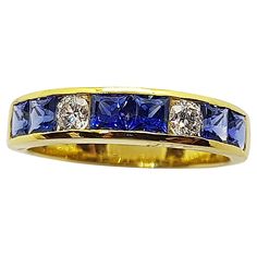 Blue Sapphire 1.25 carats with Diamond 0.20 carat Ring set in 18 Karat Gold Settings Width: 2.5 cm Length: 0.4 cm Ring Size: 54 Total Weight: 4.06 grams "We first opened doors in 1980 when it was then situated in the vicinity of the Victory Monument; a small and modest storefront with a couple of counters. From its humble beginnings to where it stands today, our company has proven its abilities as a jeweler. Since the beginning, we have been supplying fine quality pieces to dealers, wholesalers and customers worldwide. From then till now, our business still interrelates its name with quality products and excellent service, where commitment and sincerity toward customers will always be its motto." Blue Sapphire Diamond Ring, Diamond Ring Set, Blue Sapphire Diamond, Diamond Ring Settings, Ring Ring, Ring Set, Ring Sets, Sapphire Ring, Blue Sapphire