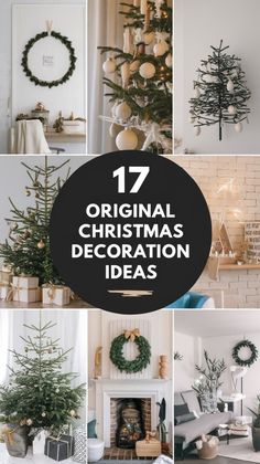 christmas decorations with the words 17 original christmas decoration ideas