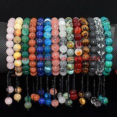 Great Shopping 8mm10mm Natural Gemstones Braided Macrame Beads Bracelet Adjust Handmade, Fashion Jewelry Braided Macrame, Macrame Beads, Wood Beads Diy, Beads For Sale, Friendship Bracelets Diy, Diy Jewelry Findings, Swarovski Crystal Beads, Gemstone Beaded Bracelets, Bead Kits