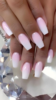 Shade Nails, Gel Ombre, Ombre Nail Design, Coffin Ombre, Unghie Sfumate, French Ombre, Bright Summer Nails, Ombre Nail, Cute Spring Nails