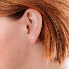 Every time I think I have found my favorite Hey June earring, a new beaut comes storming in and surprises me.  Obsessed is an understatement when it comes to this rad, unique backdrop earring!  The tiny bead stays in front, the dangly post hangs from behind.  Business in the front, party in the back?  Let's do this!!! Unique Backdrop, Hey June, Scented Lotion, Gold Bond, Silver Pieces, Gold Filled Jewelry, Gold Filled Chain, How To Look Classy, Jewelry Care