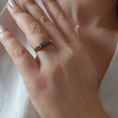 Black Stone Ring*14K Dainty Gold Baugette Ring For Women Birthday Gift*For Mother Wedding Ring Choose Your Stone New Model https://asligold.etsy.com/listing/1312972823 https://asligold.etsy.com/listing/1299017428 # Features * Gram:2.20 gr(approximate weight) * Size: 15 mm * Production Method:CASTİNG +Hand Made Polish  * 14 K (0,585) in gold *Special Gift Box  *Like all precious jewels,it comes in its own gift box. *Can include a little gift note  *The Gold Body Of The Ring İs Polished By Hand. * 14k Gold Enamel Ring For Anniversary, Stackable Round Enamel Ring For Anniversary, Classic Gold Enamel Promise Ring, Modern White Gold Enamel Ring For Anniversary, Minimalist Yellow Gold Enamel Ring For Formal Occasions, Gold Minimalist Enamel Ring For Anniversary, Elegant Gold Enamel Ring For Anniversary, Minimalist Gold Enamel Ring For Anniversary, 14k Gold Open Enamel Promise Ring