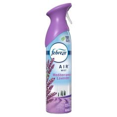 a bottle of air freshener on a white background