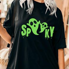 Spooky Sweatshirt, Halloween Sweatshirt, Halloween Gift Hoodie, Womens Halloween Sweatshirt, Spooky Season Shirt, Ghost Halloween ORDERING: 1. Review all photos 2. Choose Size and Color from drop-down menu 3. If personalization box is available, add your text color 4. Add each shirt to cart one at a time 5. Click "Add to Cart" - you can go back to add more products 6. Click "Proceed to Checkout" 7. Add note to seller for any requests BULK DISCOUNTS AND SPECIAL REQUESTS: We offer bulk discounts a Spooky Sweatshirt, Sweatshirt Halloween, Ghost Halloween, Halloween Sweatshirt, Halloween Gift, Saint Louis, Halloween Ghosts, Christmas Sweatshirts, Spooky Season